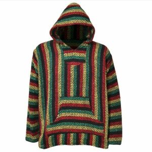 Rasta colored Baja hoodie